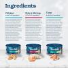 imageBlue Buffalo Tastefuls Flaked Wet Cat Food Variety Pack Made with Natural Ingredients Tuna Chicken Fish ampamp Shrimp 3oz Cans 12 Count 4 of EachVariety Pack Tuna  Chicken  Fish  Shrimp