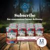 imageBlue Buffalo Wilderness Natural High Protein Wet Food for Senior Dogs Turkey ampamp Chicken 125oz Cans 12CountRed Meat  ChickenFree