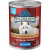 imageBlue Buffalo Wilderness Natural High Protein Wet Food for Senior Dogs Turkey ampamp Chicken 125oz Cans 12CountRed Meat  ChickenFree