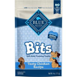 imageBlue Buffalo Bits Soft Dog Treats for Training Made With Natural Ingredients ampamp Enhanced with DHA Beef Recipe 19oz BagChicken