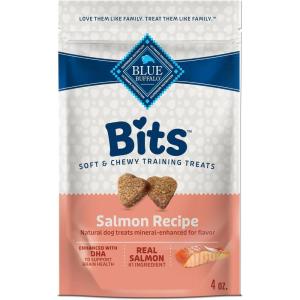 imageBlue Buffalo Bits Soft Dog Treats for Training Made With Natural Ingredients ampamp Enhanced with DHA Beef Recipe 19oz BagSalmon