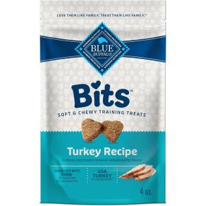 imageBlue Buffalo Bits Soft Dog Treats for Training Made With Natural Ingredients ampamp Enhanced with DHA Beef Recipe 19oz BagTurkey