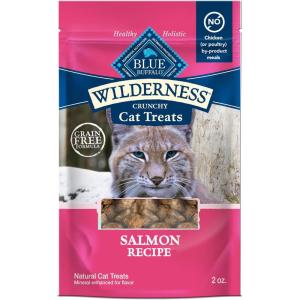 imageBlue Buffalo Wilderness Crunchy Cat Treats GrainFree Treats for Cats Made with Natural Ingredients Great for Training Tasty Chicken Flavor 12oz TubSalmon