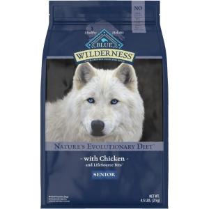 imageBlue Buffalo Wilderness High Protein Natural Senior Dry Dog Food Chicken 24lbChicken