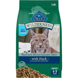 imageBlue Buffalo Wilderness Natural Adult Dry Cat Food HighProtein and GrainFree Diet Supports Healthy Muscle Development and a Healthy Immune System Chicken 12lb BagDuck