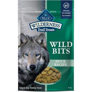 imageBlue Buffalo Wilderness Wild Bits Soft ampamp Chewy Training Treats for Dogs GrainFree Chicken Recipe 4oz BagDuck