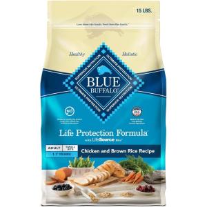 imageBlue Buffalo Life Protection Formula Adult Dry Dog Food Helps Build and Maintain Strong Muscles Made with Natural Ingredients Lamb ampamp Brown Rice Recipe 30lb BagSmall Bite Chicken  Brown Rice