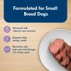 imageBlue Buffalo Delights Natural Adult Small Breed Wet Dog Food Variety Pack Made with Natural Ingredients Filet Mignon Flavor Pat ampamp Porterhouse Flavor Pat 35oz Cups 12 Count 6 of EachPorterhouse