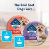 imageBlue Buffalo Delights Natural Adult Small Breed Wet Dog Food Variety Pack Made with Natural Ingredients Filet Mignon Flavor Pat ampamp Porterhouse Flavor Pat 35oz Cups 12 Count 6 of EachFilet Mignon  Porterhouse