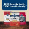 imageBlue Buffalo Health Bars Crunchy Dog Biscuits OvenBaked With Natural Ingredients Pumpkin ampamp Cinnamon 16oz BagBacon  Egg  Cheese