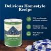 imageBlue Buffalo Homestyle Recipe Adult Wet Dog Food Made with Natural Ingredients Beef Dinner With Garden Vegetables 125oz Cans 12 CountLamb