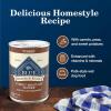 imageBlue Buffalo Homestyle Recipe Adult Wet Dog Food Made with Natural Ingredients Beef Dinner With Garden Vegetables 125oz Cans 12 CountTurkey
