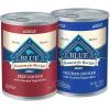 imageBlue Buffalo Homestyle Recipe Adult Wet Dog Food Made with Natural Ingredients Beef Dinner With Garden Vegetables 125oz Cans 12 CountVariety Pack Chicken  Beef