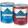 imageBlue Buffalo Homestyle Recipe Adult Wet Dog Food Made with Natural Ingredients Beef Dinner With Garden Vegetables 125oz Cans 12 CountVariety Pack Chicken  Beef