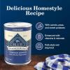 imageBlue Buffalo Homestyle Recipe Adult Wet Dog Food Made with Natural Ingredients Chicken Dinner With Garden Vegetables 125oz Can Pack of 12