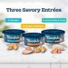 imageBlue Buffalo Tastefuls Natural Flaked Wet Cat Food Variety Pack Tuna Chicken and Fish ampamp Shrimp Entres in Gravy 55oz Cans 12 Count  4 of EachChicken  Turkey  Chicken  Ocean Fish  Tuna