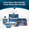imageBlue Buffalo Tastefuls Natural Flaked Wet Cat Food Variety Pack Tuna Chicken and Fish ampamp Shrimp Entres in Gravy 55oz Cans 12 Count  4 of EachFish  Shrimp