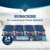 imageBlue Buffalo Tastefuls Natural Flaked Wet Cat Food Variety Pack Tuna Chicken and Fish ampamp Shrimp Entres in Gravy 55oz Cans 12 Count  4 of EachFish  Shrimp