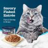 imageBlue Buffalo Tastefuls Natural Flaked Wet Cat Food Variety Pack Tuna Chicken and Fish ampamp Shrimp Entres in Gravy 55oz Cans 12 Count  4 of EachFish  Shrimp