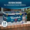 imageBlue Buffalo Tastefuls Natural Flaked Wet Cat Food Variety Pack Tuna Chicken and Fish ampamp Shrimp Entres in Gravy 55oz Cans 12 Count  4 of EachTuna  Chicken  Fish  Shrimp
