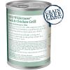 imageBlue Buffalo Wilderness Adult Wet Dog Food HighProtein ampamp GrainFree Made with Natural Ingredients Salmon ampamp Chicken Grill 125oz Cans 12 CountDuck  Chicken