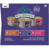 imageBlue Buffalo Wilderness Natural Wet Cat Food Pat HighProtein ampamp GrainFree Recipe Chicken 55oz Cans 24 CountChicken  Salmon  Turkey