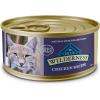 imageBlue Buffalo Wilderness Natural Wet Cat Food Pat HighProtein ampamp GrainFree Recipe Chicken 55oz Cans 24 CountChicken