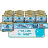 imageBlue Buffalo Wilderness Natural Wet Cat Food Pat HighProtein ampamp GrainFree Recipe Chicken 55oz Cans 24 CountDenali  Turkey  Salmon  Venison   Halibut