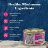 imageBlue Buffalo Wilderness Natural Wet Cat Food Pat HighProtein ampamp GrainFree Recipe Chicken 55oz Cans 24 CountSalmon