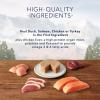 imageBlue Buffalo Wilderness Natural Wet Cat Food Pat HighProtein ampamp GrainFree Recipe Chicken 55oz Cans 24 CountVariety Pack Chicken  Salmon  Duck   Turkey