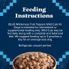 imageBlue Buffalo Wilderness Trail Toppers Wild Cuts High Protein Natural Wet Dog Food Variety Pack Beef Salmon Duck ampamp Chicken 3oz Pouches 24 CountBeef  Chicken