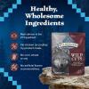 imageBlue Buffalo Wilderness Trail Toppers Wild Cuts High Protein Natural Wet Dog Food Variety Pack Beef Salmon Duck ampamp Chicken 3oz Pouches 24 CountSalmon