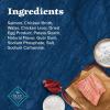 imageBlue Buffalo Wilderness Trail Toppers Wild Cuts High Protein Natural Wet Dog Food Variety Pack Beef Salmon Duck ampamp Chicken 3oz Pouches 24 CountSalmon