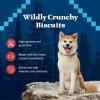 imageBlue Buffalo Wilderness Trail Treats Crunchy Dog Biscuits GrainFree and HighProtein Dog Treats Made with Natural Ingredients Salmon Recipe 24oz BagSalmon