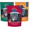 imageBlue Buffalo Wilderness Trail Treats Crunchy Dog Biscuits GrainFree and HighProtein Dog Treats Made with Natural Ingredients Salmon Recipe 24oz BagVariety Pack Duck  Turkey   Salmon