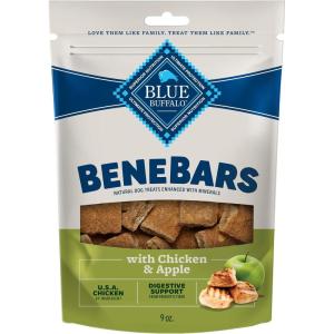 imageBlue Buffalo BeneBars Immune Support Dog Treats with Vitamins C ampamp E Made with Natural Ingredients USA Chicken ampamp Mixed Berries 9oz BagChicken  Apple