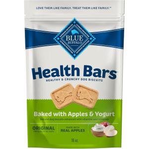 imageBlue Buffalo Health Bars Crunchy Dog Biscuits OvenBaked With Natural Ingredients Pumpkin ampamp Cinnamon 16oz BagApple  Yogurt