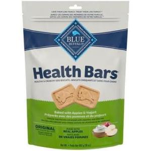 imageBlue Buffalo Health Bars Crunchy Dog Biscuits OvenBaked With Natural Ingredients Pumpkin ampamp Cinnamon 16oz BagApple