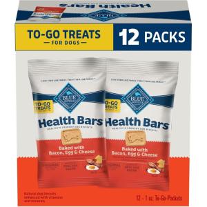 imageBlue Buffalo Health Bars Crunchy Dog Biscuits OvenBaked With Natural Ingredients Pumpkin ampamp Cinnamon 16oz BagMINIBacon  Egg  Cheese