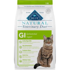 imageBlue Buffalo Natural Veterinary Diet GI Gastrointestinal Support Dry Cat Food Veterinarians Prescription Required Chicken 7lb BagChicken