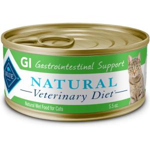 imageBlue Buffalo Natural Veterinary Diet GI Gastrointestinal Support Wet Cat Food Veterinarians Prescription Required Chicken 55oz Cans 24 Count
