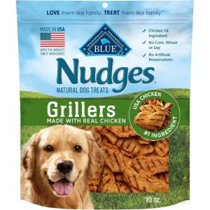 imageBlue Buffalo Nudges Grillers Natural Dog Treats with Real USA Beef Made in the USA Steak 36oz BagChicken