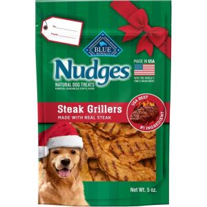 imageBlue Buffalo Nudges Grillers Natural Dog Treats with Real USA Beef Made in the USA Steak 36oz BagSteak