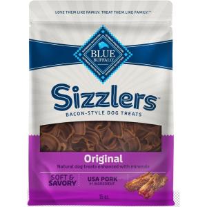 imageBlue Buffalo Sizzlers BaconStyle Dog Treats with Real USA Pork Original Flavor 28oz BagPork