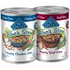 imageBlue Buffalo Blues Stew Grain Free Natural Adult Wet Dog Food Chicken Stew ampamp Beef Stew 125oz can 24 Count 12 of Each FlavorBundle Chicken  Beef