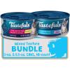 imageBlue Buffalo Tastefuls Natural Flaked and Tender Wet Cat Food Variety Bundle Fish ampamp Shrimp and Chicken