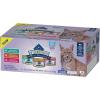 imageBlue Buffalo Wilderness Wild Delights Meaty Morsels Wet Cat Food HighProtein ampamp GrainFree Made with Natural Ingredients Chicken ampamp Turkey Recipe in Tasty Gravy 3oz Cans 24 CountChicken  Turkey  Chicken  Trout  Chicken   Salmon