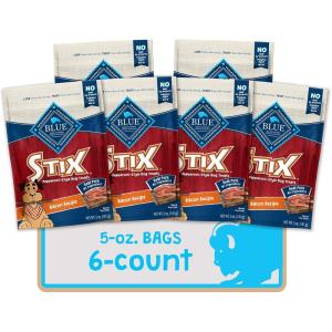 imageBlue Buffalo Stix Pepperonistyle Dog Treats Made with Natural Ingredients Chicken Recipe 24oz BagBacon