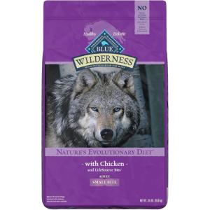 imageBlue Buffalo Wilderness Natural HighProtein Dry Food for Adult Dogs Chicken Recipe 28lb BagChicken