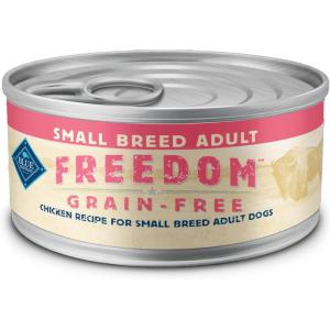imageBlue Buffalo Freedom GrainFree Small Breed Wet Dog Food Supports High Energy Needs Made in the USA With Natural Ingredients Chicken 55oz Cans  24 CountChicken